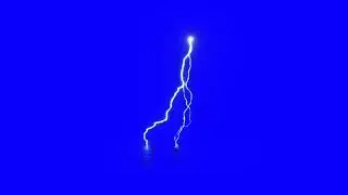 Lightning effect || no copyright green screen video