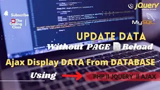 PHP Update Data Without Page Refresh  Display Data Using JQuery Ajax
