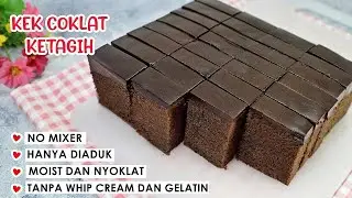 MEMBUAT KEK COKLAT KETAGIH VIRAL TIKTOK - ENAK DAN SUPER MOIST! Chocolate Cake