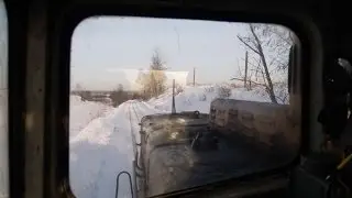 Поездка на тепловозе ТУ4-3034