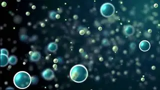 ФУТАЖ видеофон Пузыри Footage Video Background