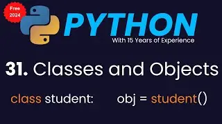 Classes and Objects in Python | Python Class and Object | OOP for Beginners