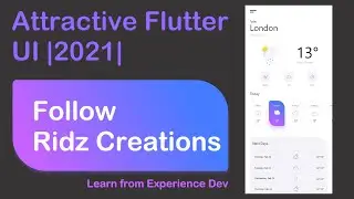 🔴Attractive Flutter UI Tutorial in  Flutter || Flutter Series🔴