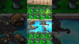 Meteor Shroom vs 9999 Zombie Rider Zombies - Plants vs Zombies #shorts #pvzmods #pvz #pvzhacks