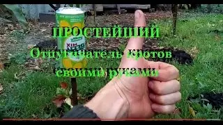 Отпугиватель кротов - своими руками!