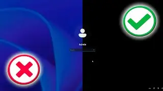 Как отключить фоновое изображение на экране входа Windows 11