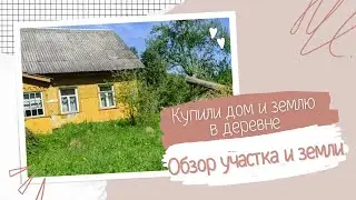 Купили заброшенный дом в деревне. Обзор участка и земли. Зачем нам третий дом?