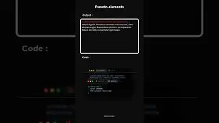 CSS Pseudo-elements tutorial #shorts #shortvideo