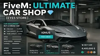 [QBCore - ESX] Carshops (Fivem Eyes Store)