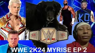 WWE 2K24 MYRISE - REMATCH! CAN THE BIG O REMAIN UNBEATEN??! #Ep 2
