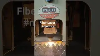 Fiber Laser 6kw #cutting #lasercuttingmachine #lasercutting  #Mech-X