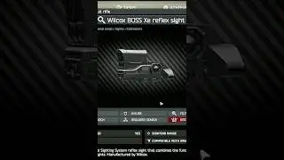 Wilcox Boss XE (New SIGHT) - Escape From Tarkov