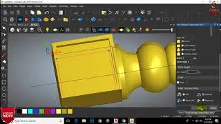 How to make half Rotary Model In Artcam | By - GS Zone