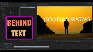 32  - How to behind text like Cinematic.... | Premiere Pro | Tech Nestology