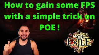 [Beginner's Guide] How to gain more FPS with a simple trick on POE !