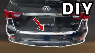 DIY 2016-2020 Infiniti QX60 Rear Bumper Removal | How To Remove Infiniti QX60 Rear Bumper
