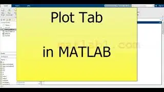 Plot Tab in MATLAB
