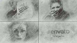Pencil Sketch/Scribble Drawing Logo | After Effects Template