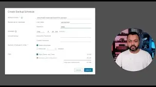 Set up automatic configuration backup schedule for VMware vCenter 8
