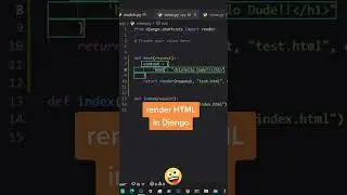 render HTML in Django 