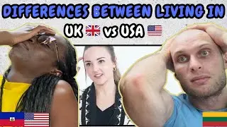 REACTION TO Differences Between Living in the US vs the UK! | FIRST TIME WATCHING