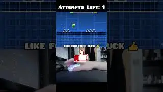 Geometry Dash: 10 Attempts IMPOSSIBLE Challenge! 😱
