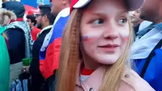 ЧМ 2018. Матч Россия:Египет. Счет 3:1. Наша победа. Конюшенная площадь. 19.06.2018