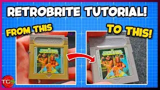 Clean Up Your Game Boy Games Using Household Items! (Retrobrite - low skill method)