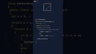Triangle pattern program in Java  - Code pattern in less than 60 seconds 