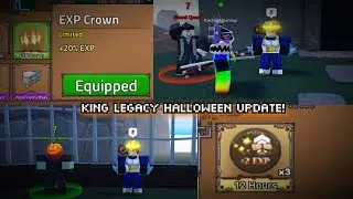 KING LEGACY HALLOWEEN UPDATE! NEW RAID ISLAND! HALLOWEEN ITEMS!🎃