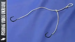 How to tie two hooks so that they do not get confused | Podolsk plug | HD