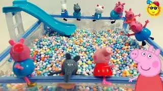 Peppa Pig y sus Amigos en la Piscina de Pelotas