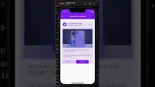 Flutter 🔥 Custom Hide & Expand | Source code in description 