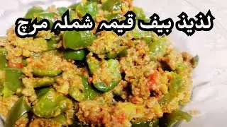 SHIMLA MIRCH KEEMA RECIPE | HOW TO MAKE BEEF KEEMA SHIMLA MIRCH | BEEF QEEMA