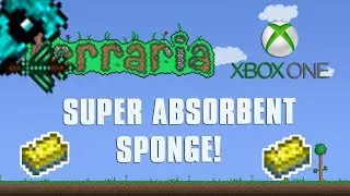 Terraria Xbox One Let's Play - SUPER ABSORBENT SPONGE! [153]