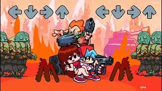 Friday Night Funkin' Zombie - Boyfriend , Pico , Girlfriend [UGH Full Week END]