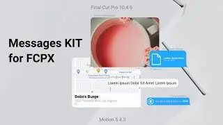 Text Messages KIT Final Cut Pro Templates