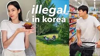eating my favorite food that is ILLEGAL in korea 🇰🇷😨 culture shock & enjoying summer in canada 🇨🇦