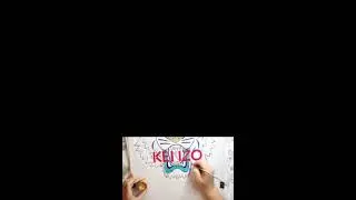 Кастом футболки #кензо #тигр #кастом #diy