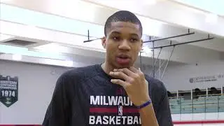 Giannis Antetokounmpo Throwback Sound/Interview Element from 2015