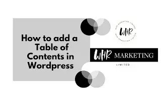 How to add table of contents in Wordpress without Plugin - Add Table of Contents for your website