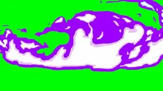 Animated Purple Flame Green Screen #1 with Sound