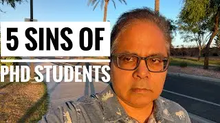 Avoid These 5 PhD Student Sins