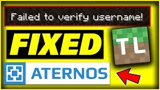 Failed to Verify Username Minecraft | Multiplayer Aternos Server Fixed