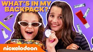 Whats in Annie & Hayleys BACKPACKS?! 🎒 | Dora and the Lost City of Gold | Nick