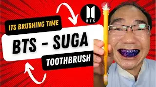 BTS - SUGA Toothbrush! YouTube Toothpaste! 