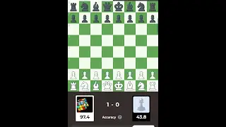 A Chess game where my accuracy upto 97.4% | शतरंज का खेल
