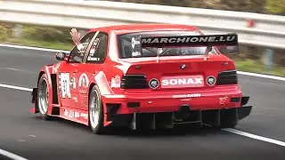 BMW 320i E36 STW Berg-Cup Car in action: 2.0L S42B20 Engine w/ ITBs Sound!