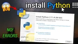 How to install Python on Windows 10, 7, 8 | Download Python Guide | Tutorial for beginners