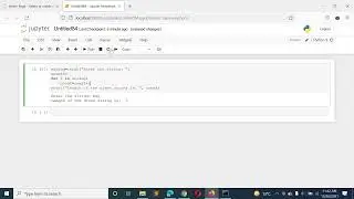 Python Program to Calculate the Length of a String Without Using a Library Function